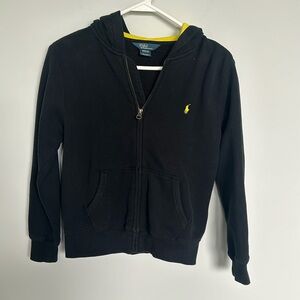 Ralph Lauren black hoodie with zipper